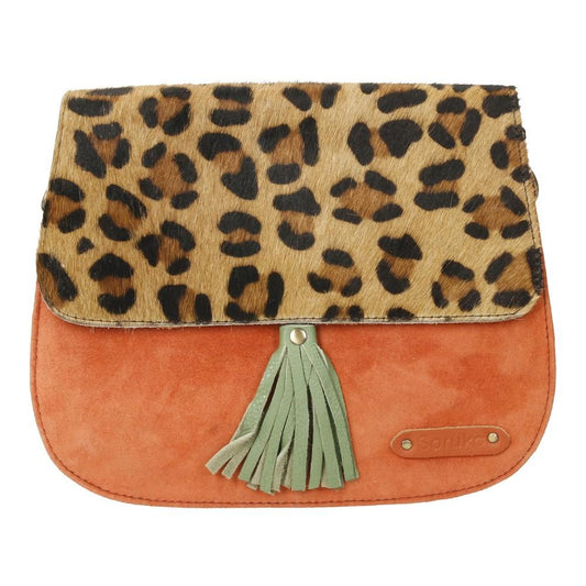 Bolso De Piel Rose Print Soruka