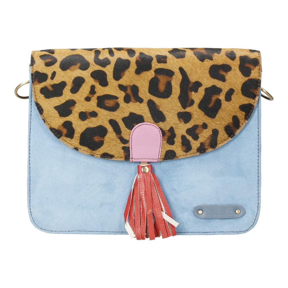 Bolso Bandolera De Piel Olivia Soruka