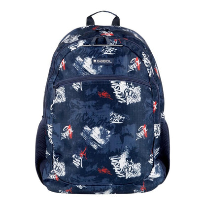 Mochila Escolar Gabol Dash Adaptable a Carro 2 Compartimentos