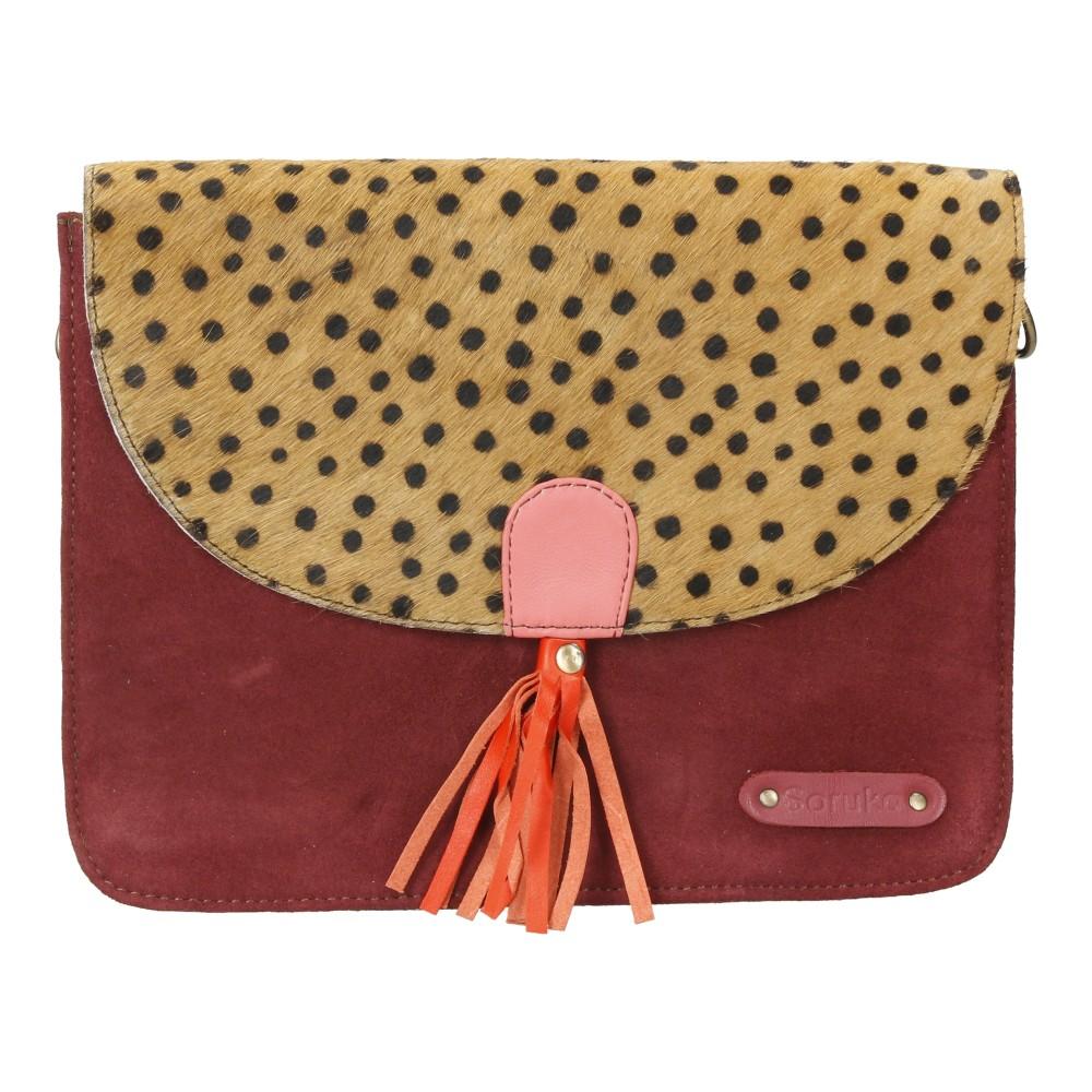 Bolso Bandolera De Piel Olivia Soruka