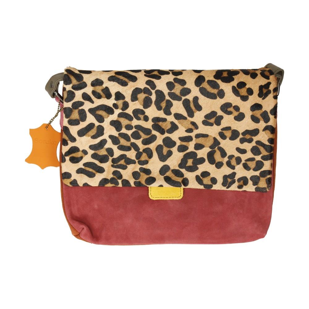 Bolso Bandolera De Piel Ingrid Reversible Soruka