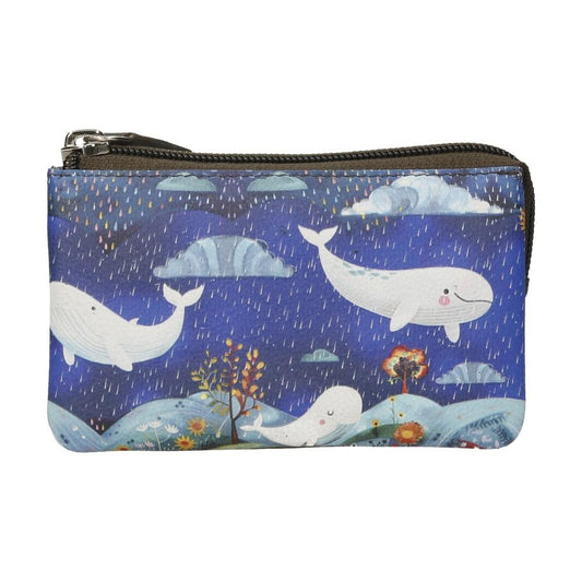 Monedero De Piel Triple Peces Belomnte