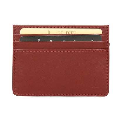 JL Flat Leather Card Holder