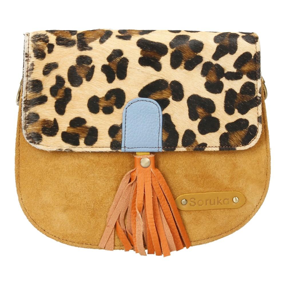 Bolso De Piel Lena Print Soruka