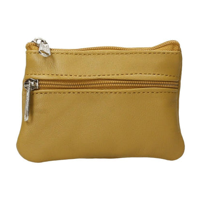 Monedero Napa 2 Cremalleras San Piel
