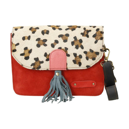 Bolso De Piel Claire Print Soruka