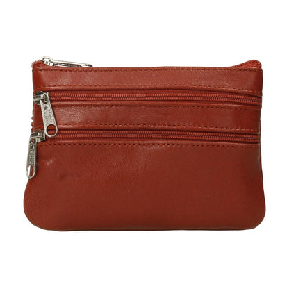 Monedero Napa 4 cremalleras San Piel