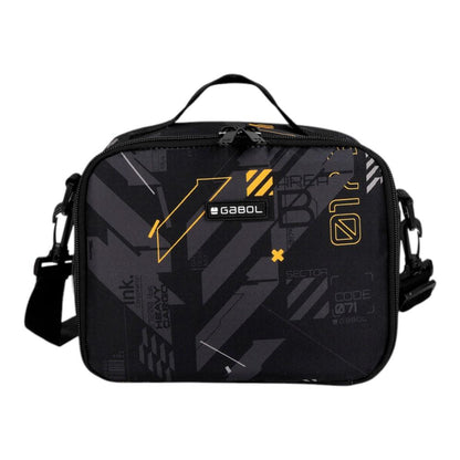 Nevera Térmica Escolar Gabol Byte Negra para Chico