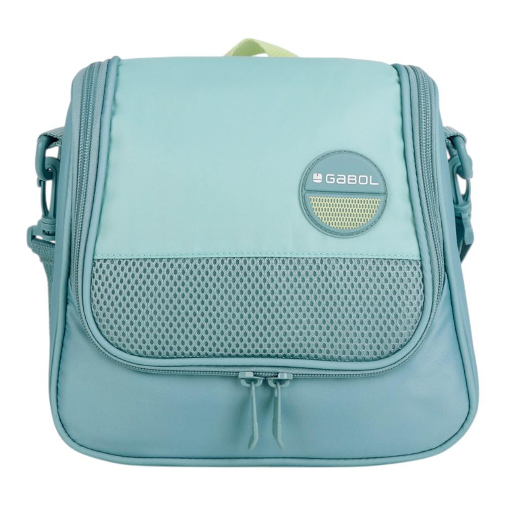 Nevera Térmica Escolar Gabol Whisper Verde Agua para Niña