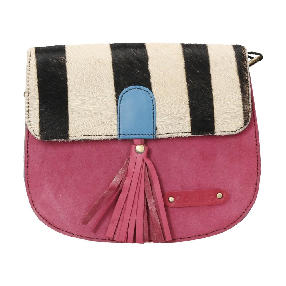 Bolso De Piel Lena Print Soruka
