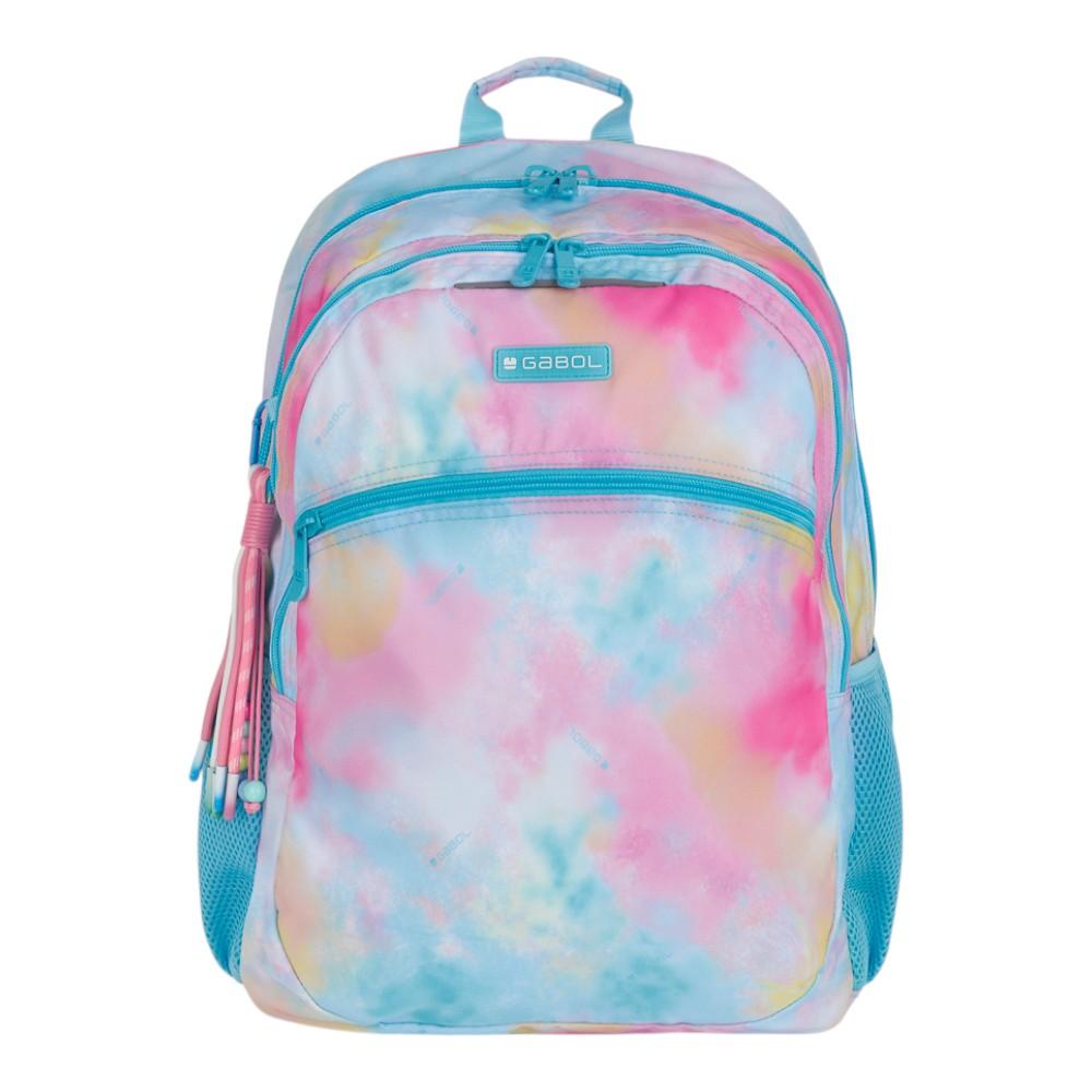 Mochila Escolar Gabol Mystic Adaptable a Carro 2 Compartimentos