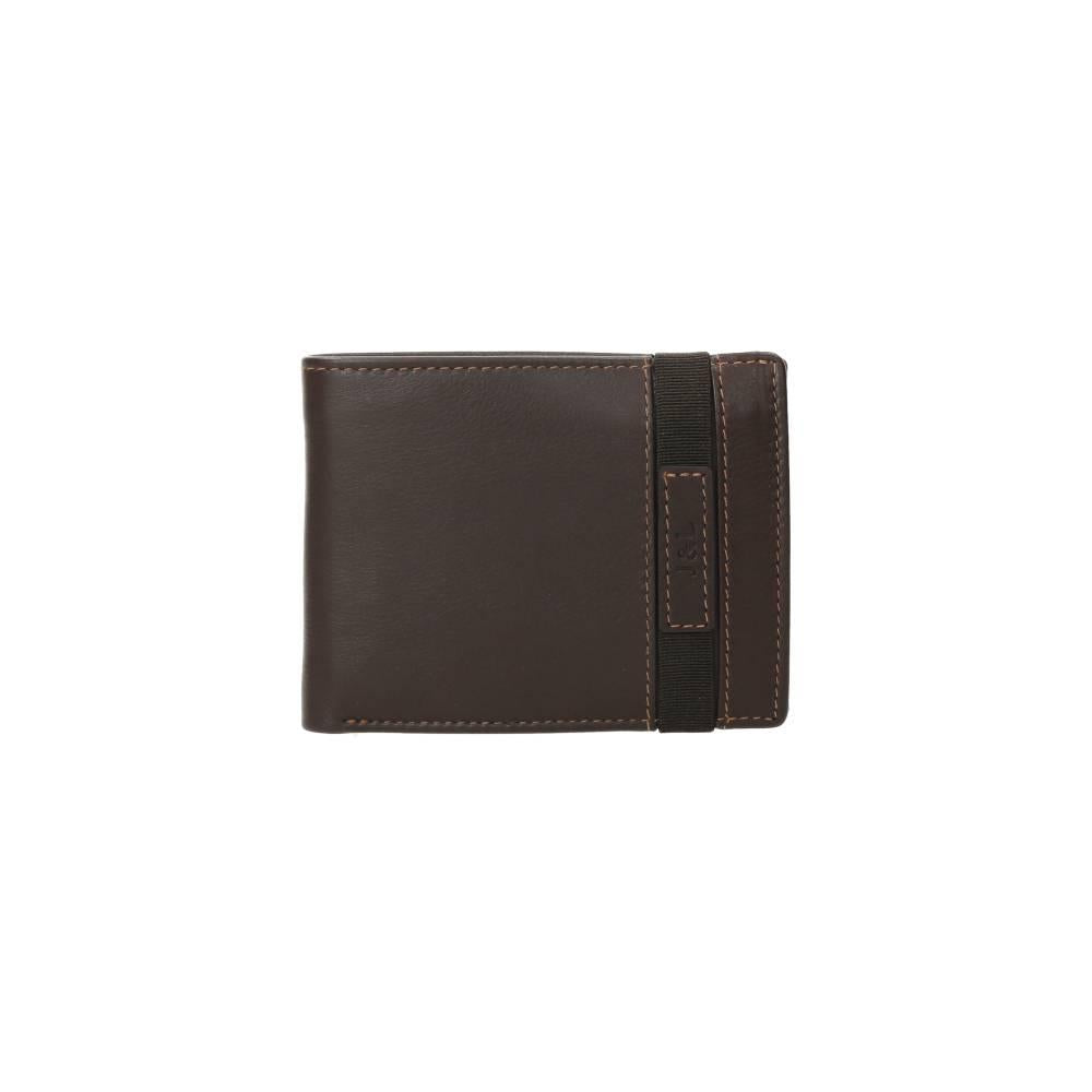 Cartera De Piel Con Goma J.L