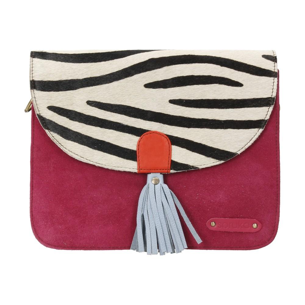 Bolso Bandolera De Piel Olivia Soruka
