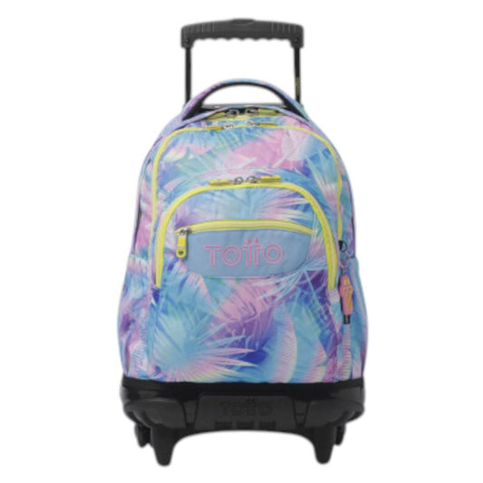 Mochila Con Carro 5Q5 Flower Galaxy Totto
