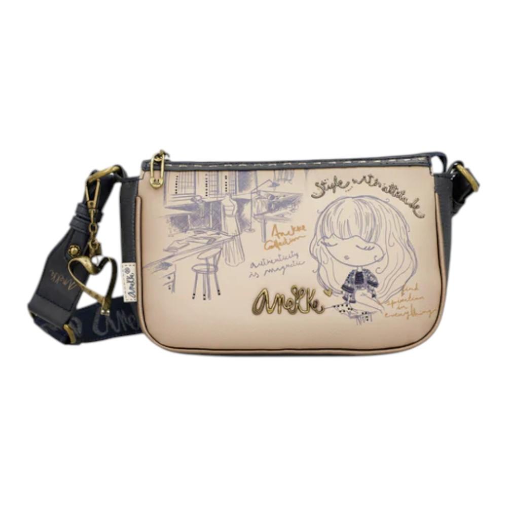 Bolso Bandolera Original 3 Compartimentos"Anekke"