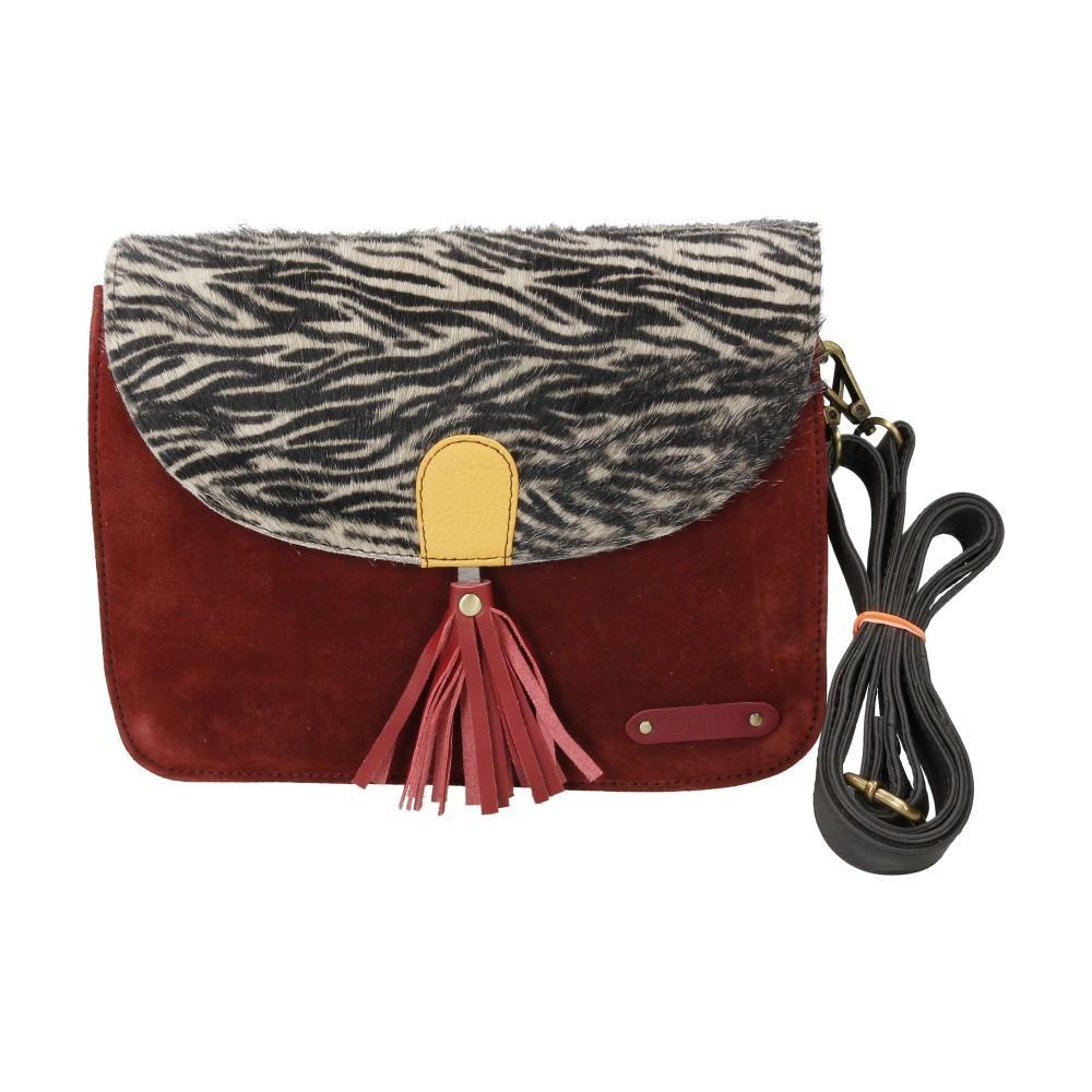 Bolso De Piel Olivia Print Soruka - 1