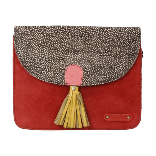 Bolso Bandolera De Piel Olivia Soruka