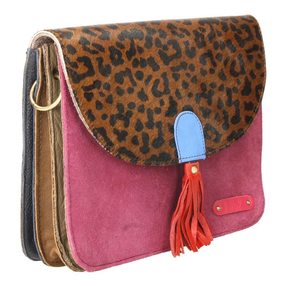 Bolso Bandolera De Piel Olivia Soruka