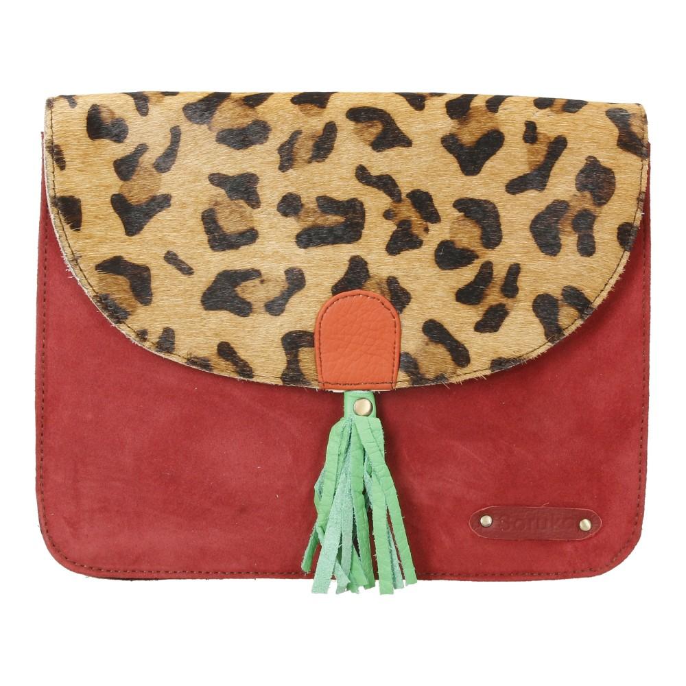 Bolso Bandolera De Piel Olivia Soruka