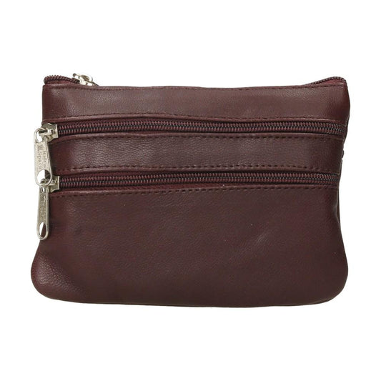Monedero Napa 4 cremalleras San Piel