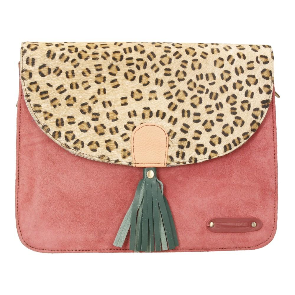 Bolso Bandolera De Piel Olivia Soruka