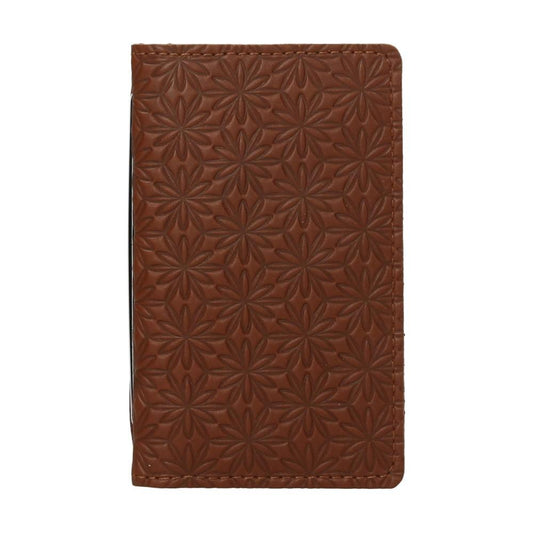 Tarjetero de Piel Minimalista Marrón