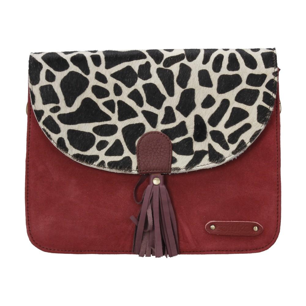 Bolso Bandolera De Piel Olivia Soruka