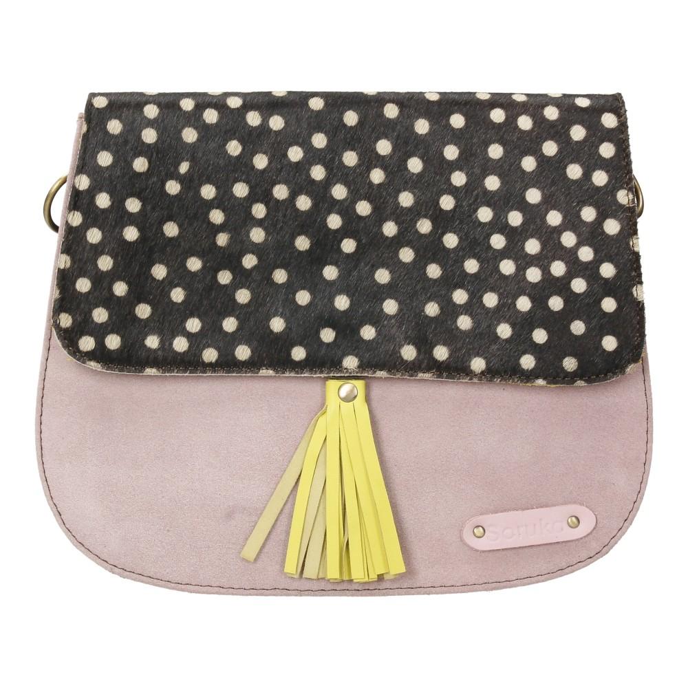 Bolso De Piel Rose Print Soruka
