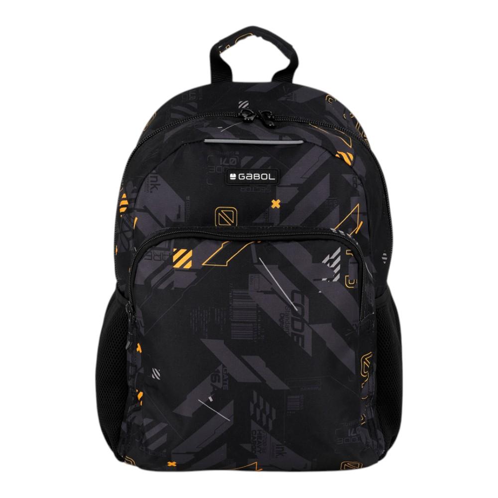 Mochila Escolar Gabol Byte Negra para 1º y 2º de Primaria