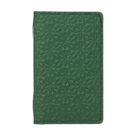Tarjetero de Piel Minimalista Verde
