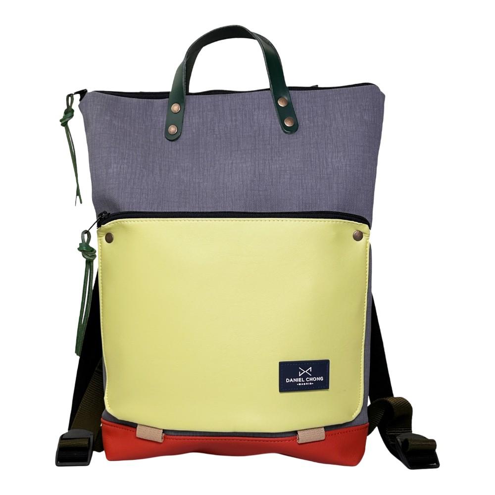 Luisipo Mochila Book Holder Iconic Impermeable DZ Marino y Amarillo