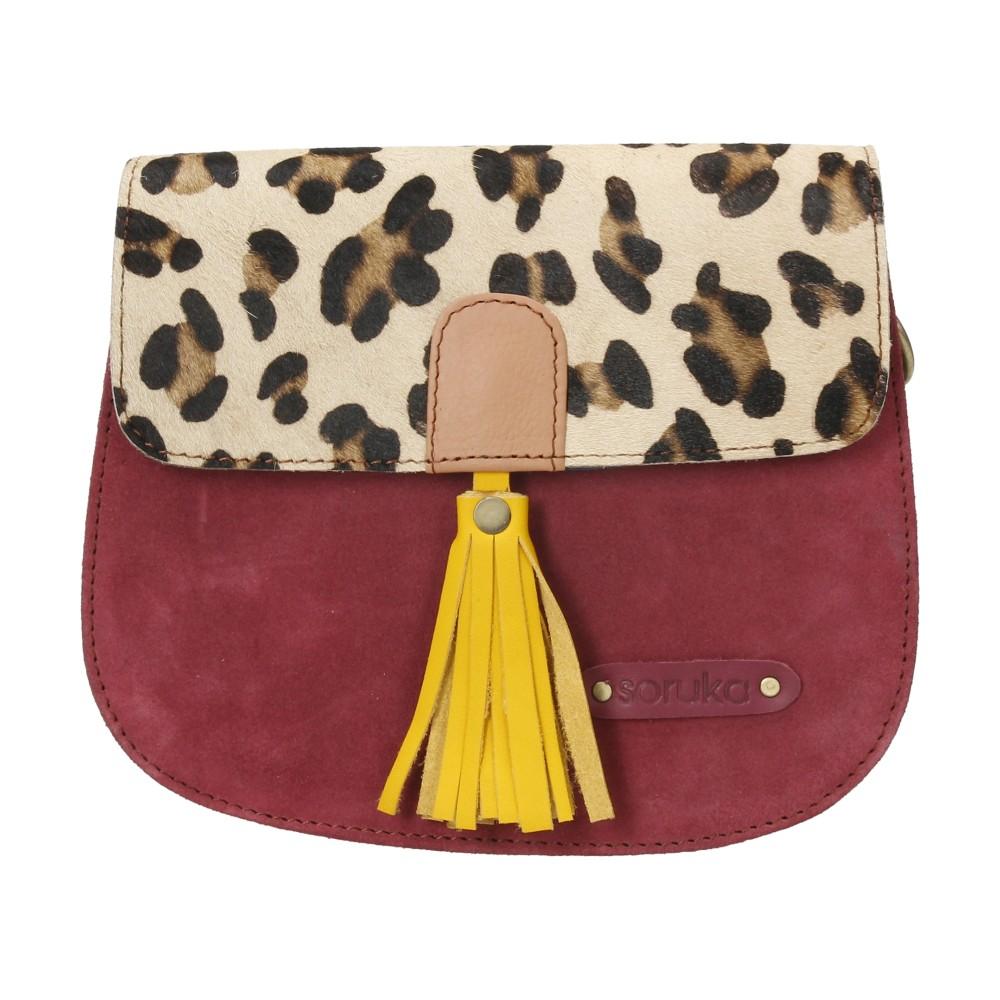 Bolso Bandolera De Piel Lena Soruka