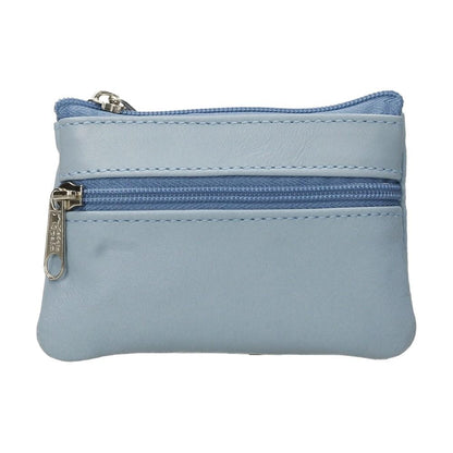 Monedero Napa 2 Cremalleras San Piel