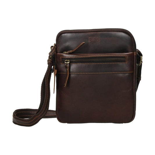Cartera Mini De Piel Hombre Cantos Rojos