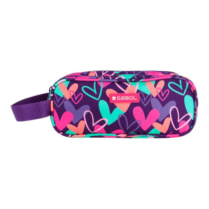 Estuche Triple Gabol Kokoro Fucsia