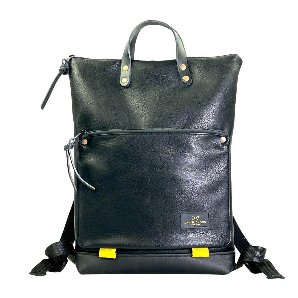 Luisipo Mochila Book Holder Iconic Brunello DZ Negra y Amarillo