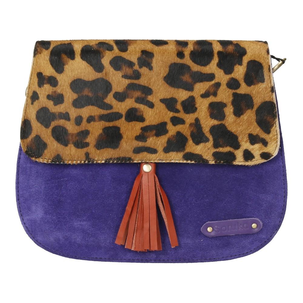 Bolso De Piel Rose Print Soruka