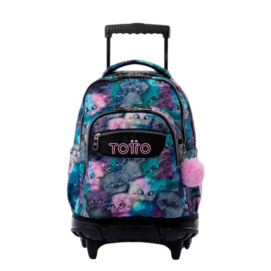 Mochila Con Carro Renglon Kitten Totto