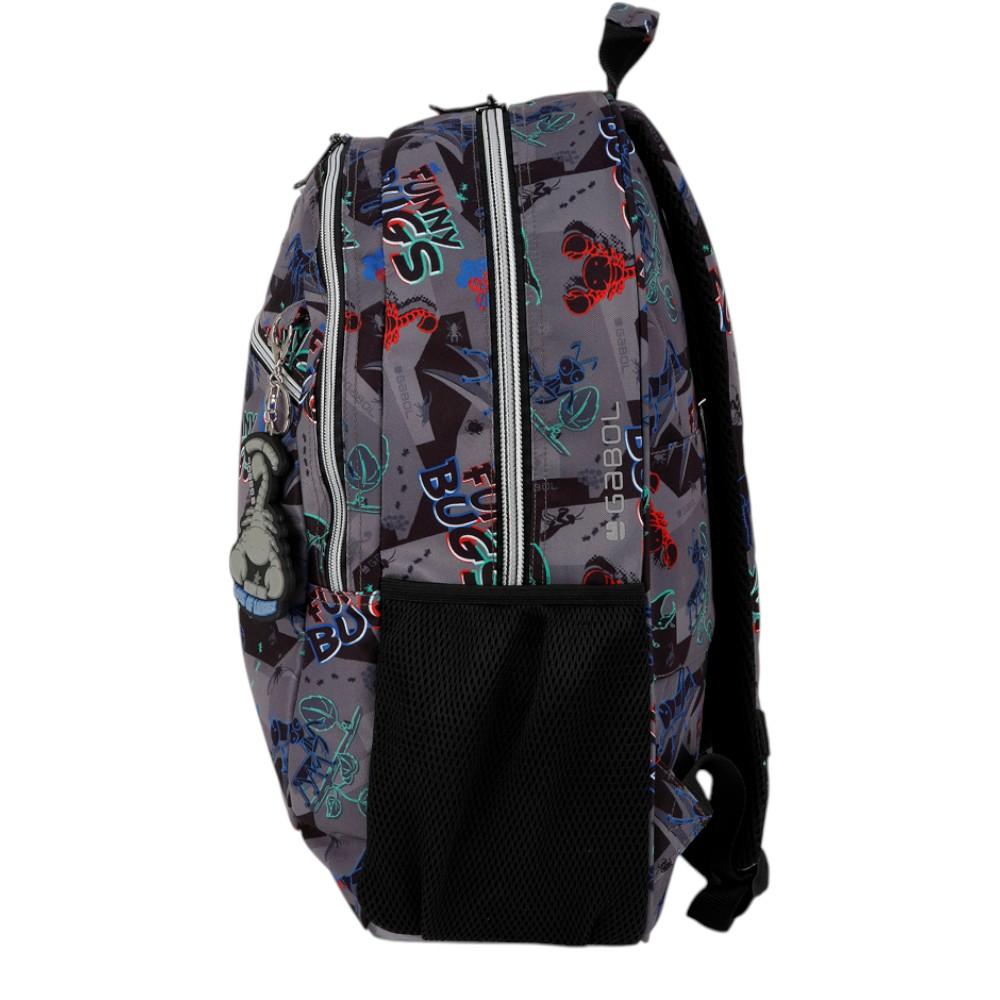 Mochila Escolar Gabol Bugs Adaptable a Carro 2 Compartimentos