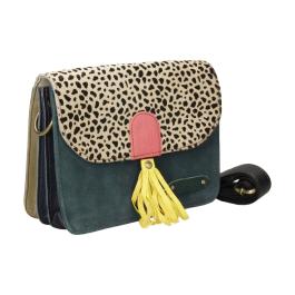 Bolso De Piel Claire Print Soruka