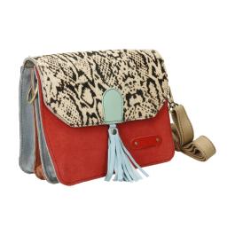 Bolso De Piel Claire Print Soruka