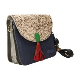 Bolso De Piel Olivia Print Soruka