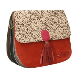 Bolso De Piel Rose Print Soruka