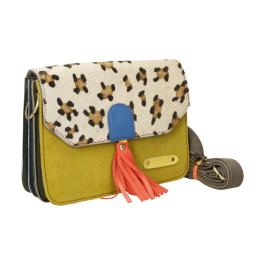 Bolso De Piel Claire Print Soruka