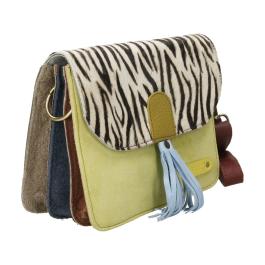 Bolso De Piel Claire Print Soruka