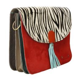 Bolso De Piel Olivia Print Soruka