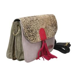 Bolso De Piel Claire Print Soruka