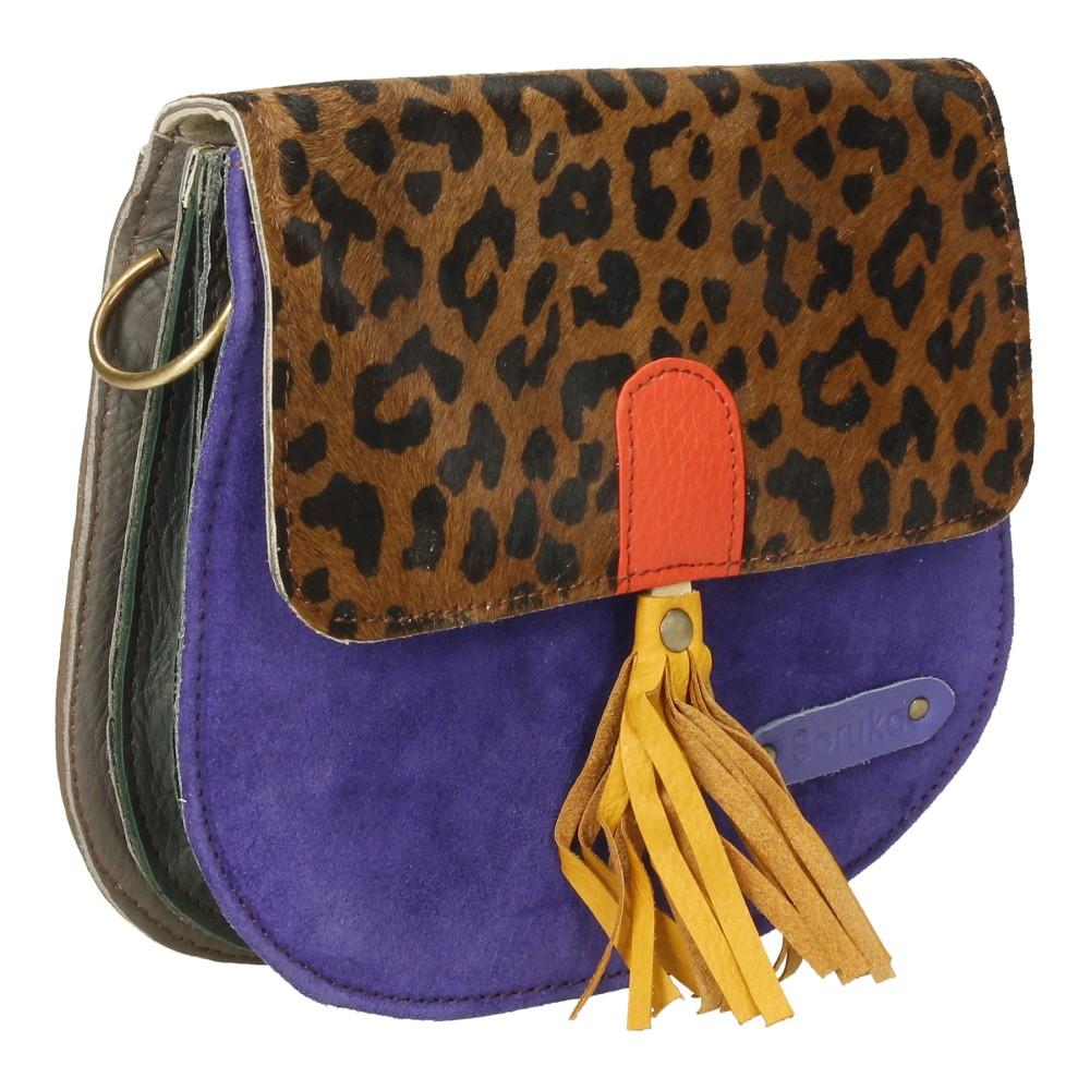 Bolso De Piel Lena Print Soruka