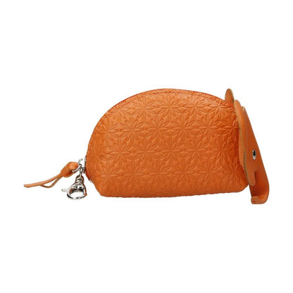 Monedero de Piel Elefante Mujer Naranja