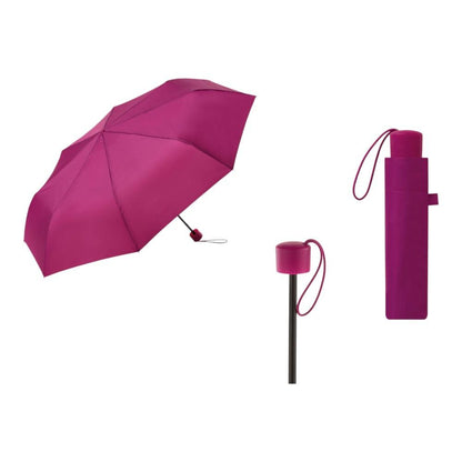 Paraguas Plegable Manual Mujer C-Collection Buganvilla Compacto y Resistente